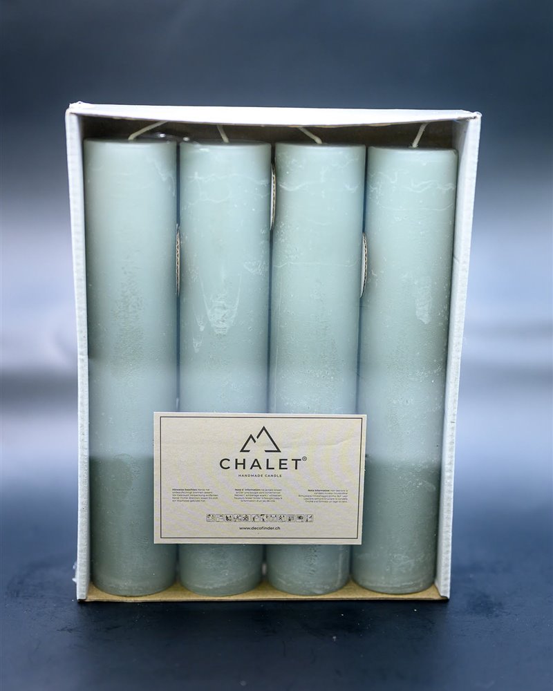 CHALET&reg; Stabkerzen 3.8 x 20 cm in Eukalyptus